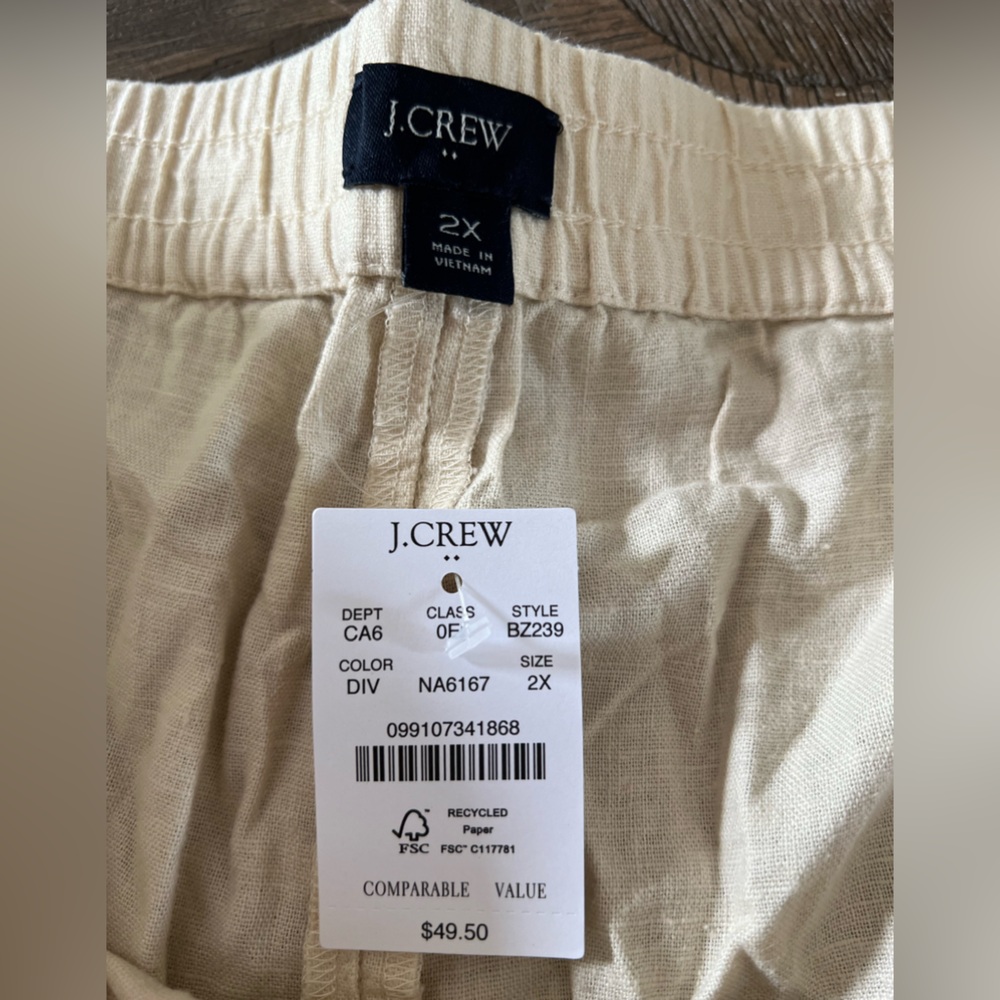 Linen shorts